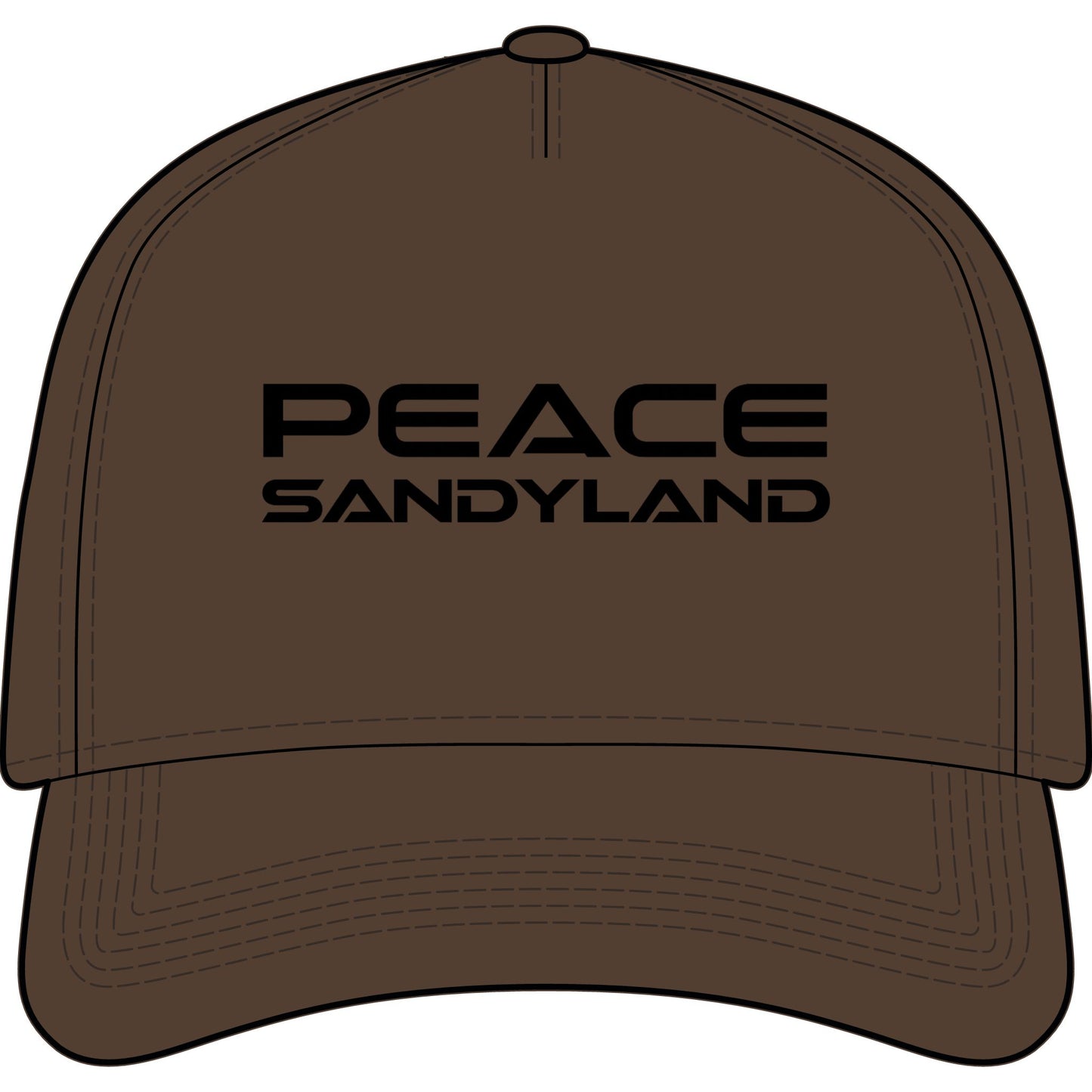 Peace SandyLAND Embroidered Cap SandyLAND cap by Sandra Molin