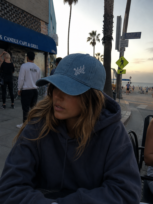 SandyLAND Denim Cap SandyLAND cap by Sandra Molin