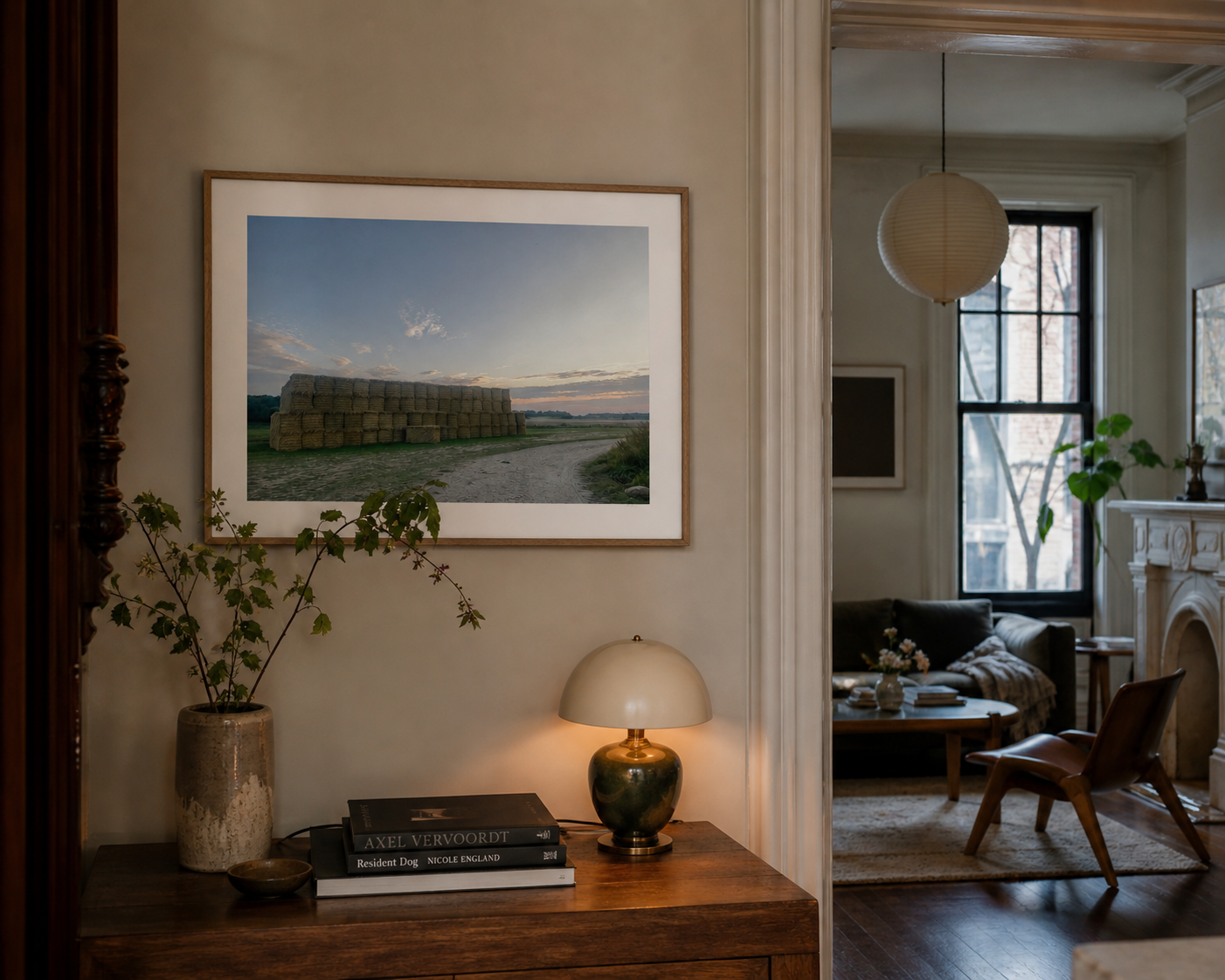 Held Light SandyLAND art print by Sandra Molin