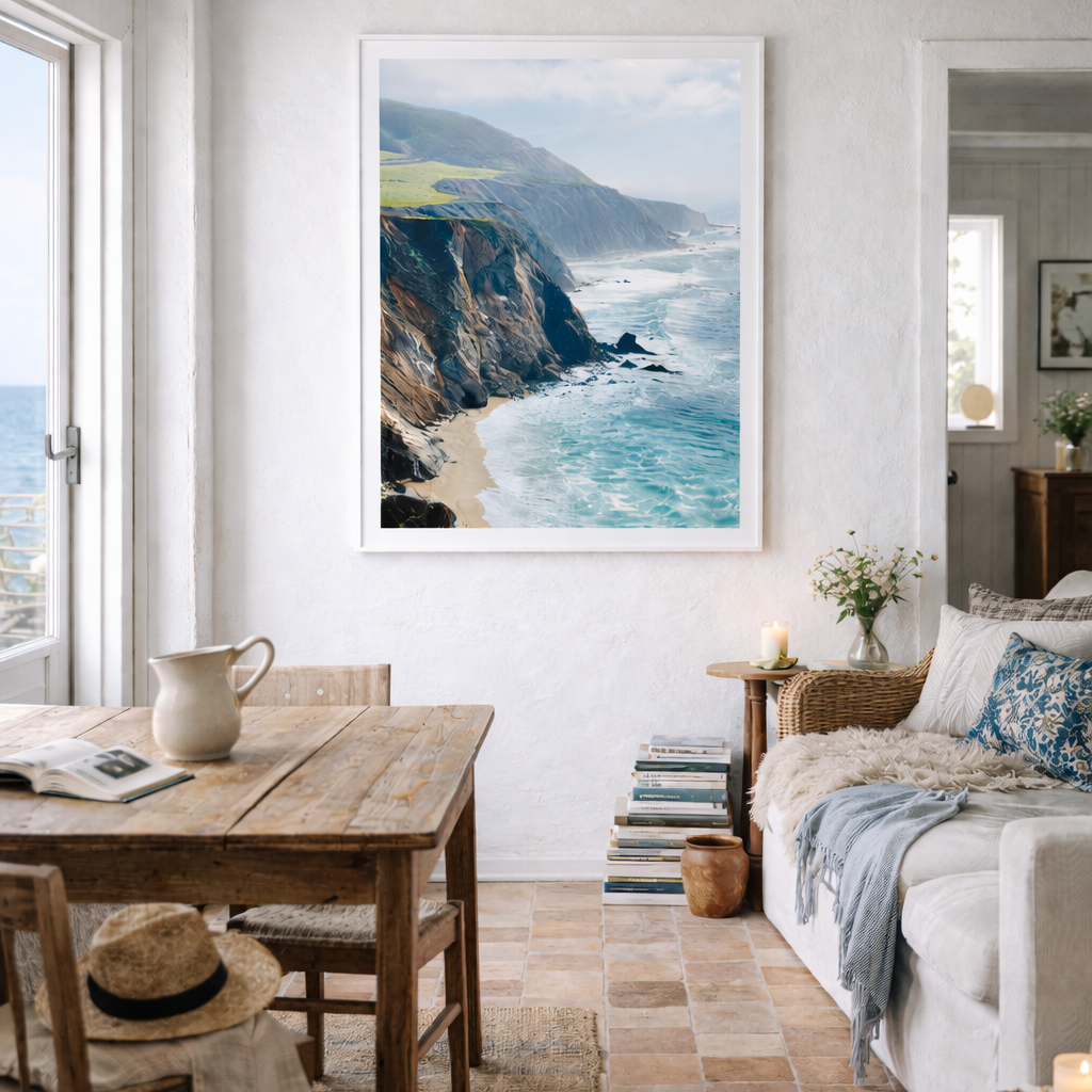 Edge OF Quiet SandyLAND art print by Sandra Molin