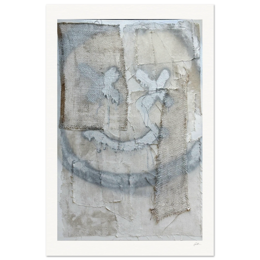 The Smiley X NO 2 SandyLAND art print by Sandra Molin