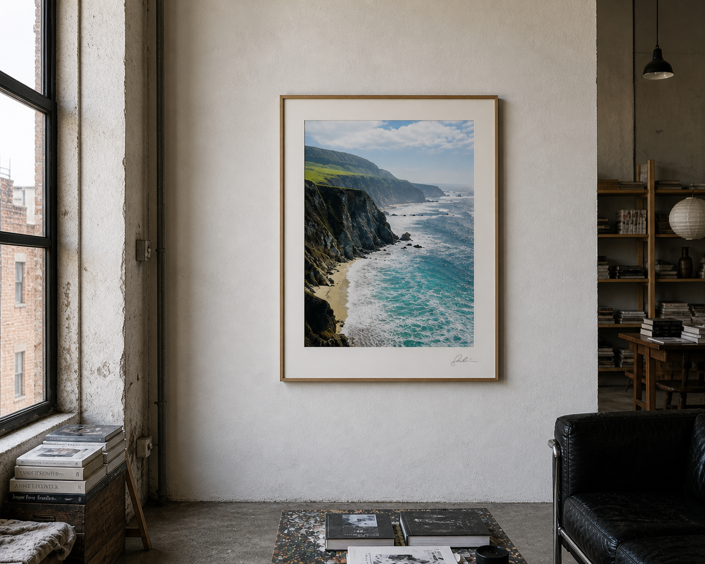 Edge OF Quiet SandyLAND art print by Sandra Molin