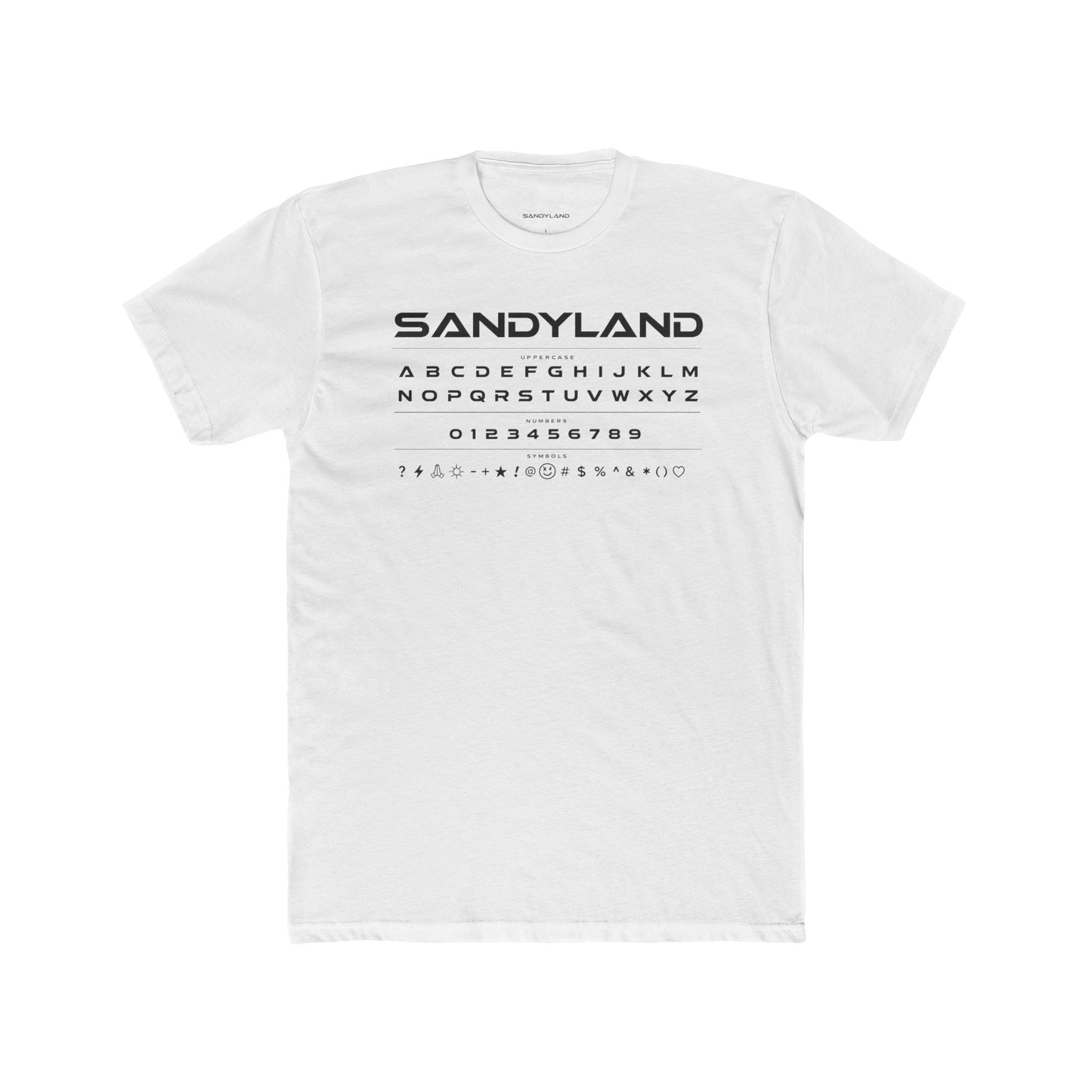 SANDYLAND- Unisex Cotton Crew Tee