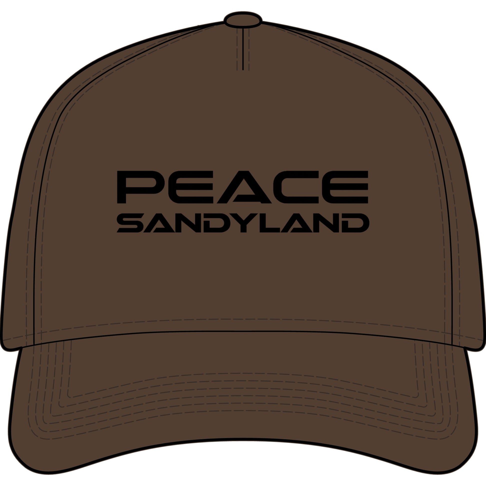 Peace SandyLAND Embroidered Cap SandyLAND cap by Sandra Molin
