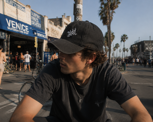 SandyLAND Denim Cap SandyLAND cap by Sandra Molin
