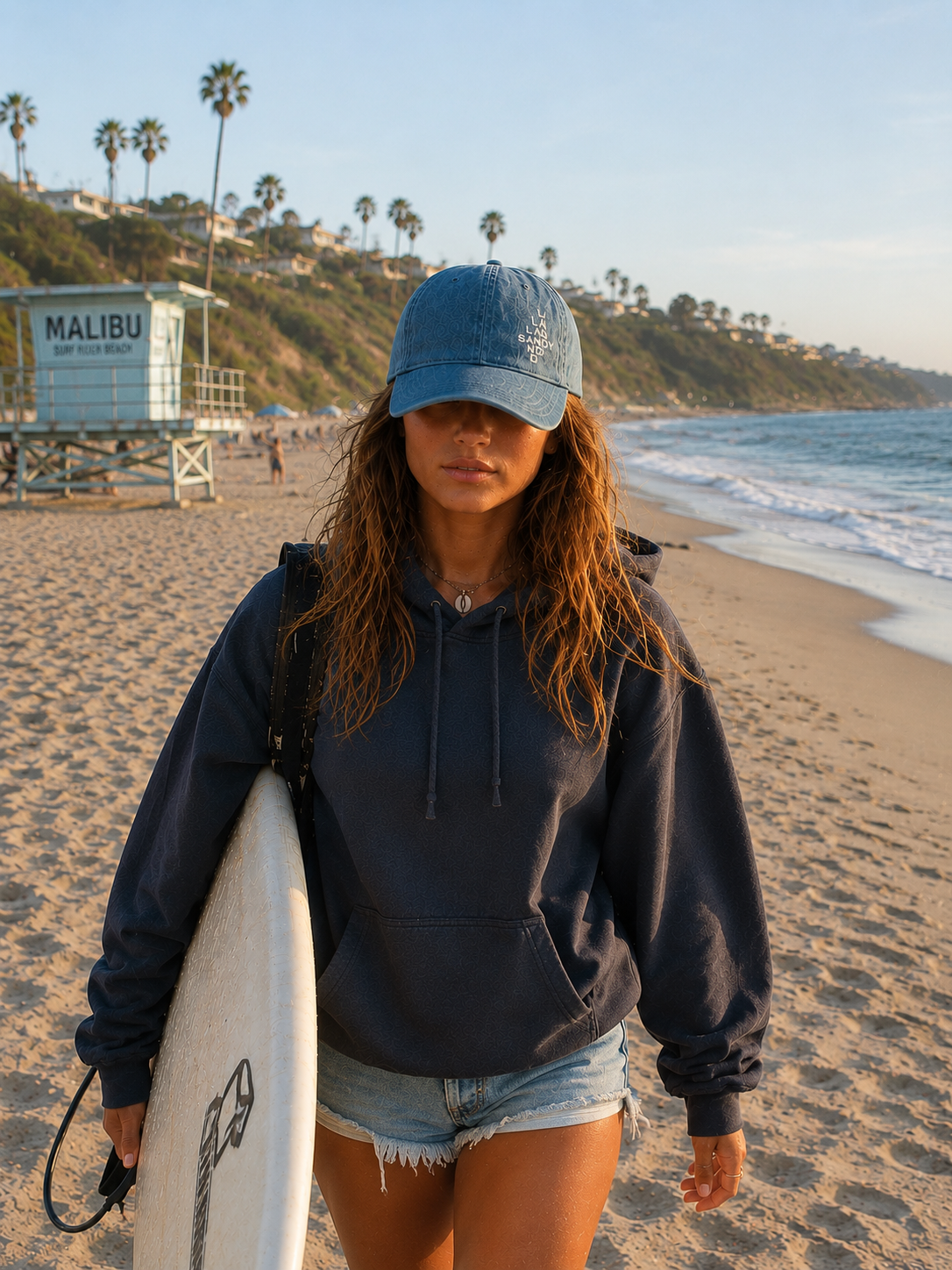 SandyLAND Denim Cap SandyLAND cap by Sandra Molin