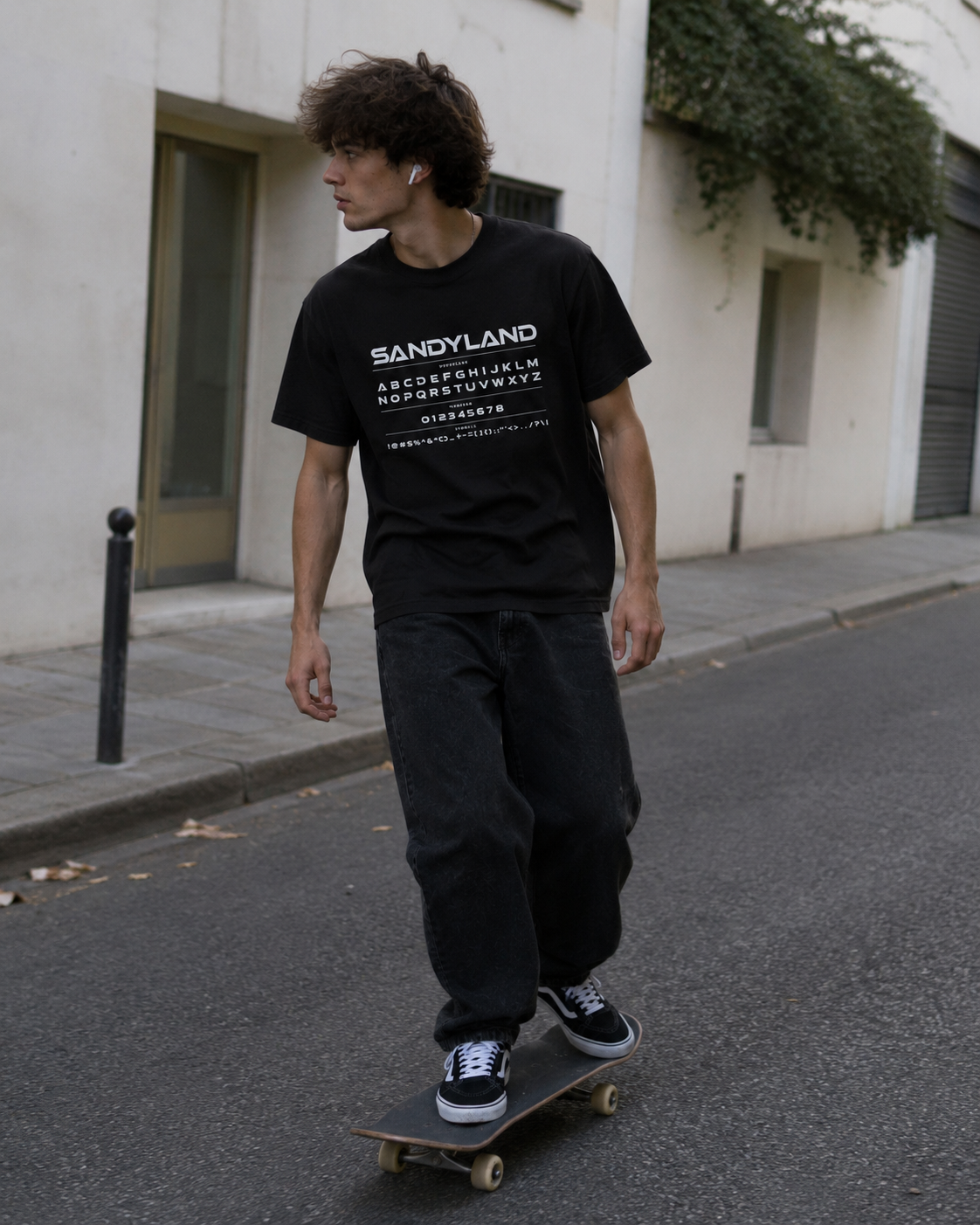 SandyLAND Unisex Cotton Crew Tee SandyLAND t-shirt by Sandra Molin