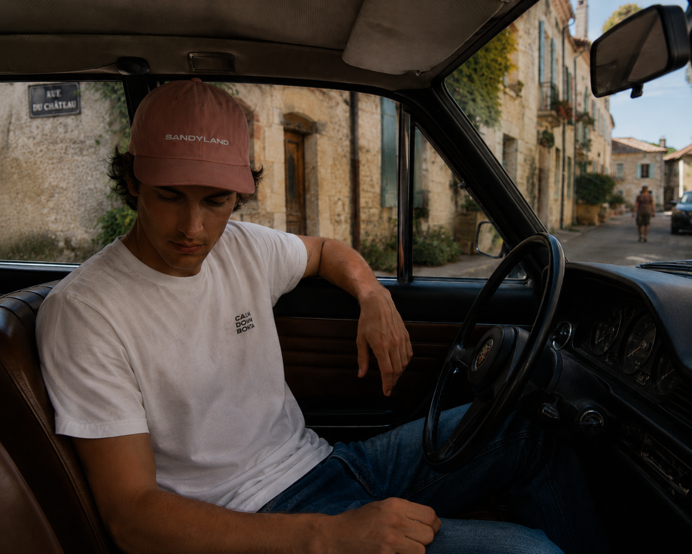 SandyLAND Embroidered Surf Cap SandyLAND cap by Sandra Molin
