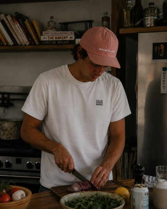 SandyLAND Embroidered Surf Cap SandyLAND cap by Sandra Molin