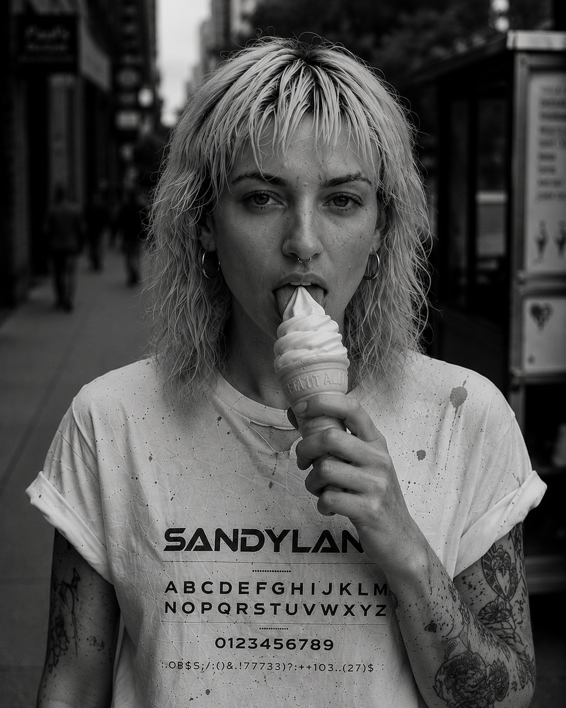 SANDYLAND- Unisex Cotton Crew Tee