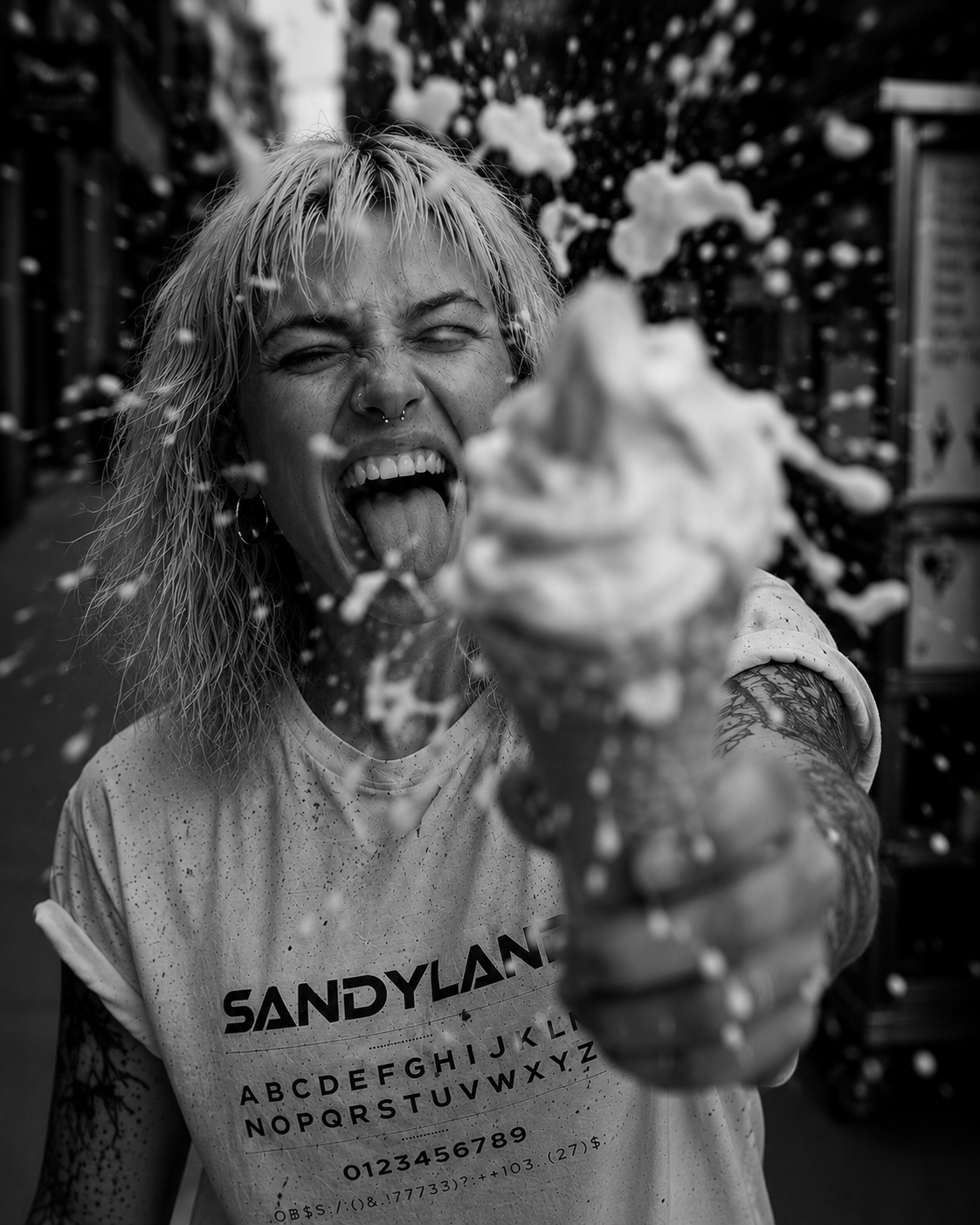 SANDYLAND- Unisex Cotton Crew Tee