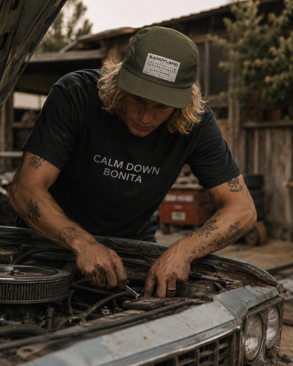 Calm Down Bonita Tee SandyLAND t-shirt by Sandra Molin