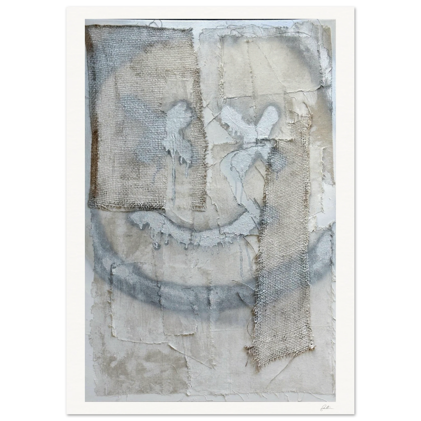 The Smiley X NO 2 SandyLAND art print by Sandra Molin