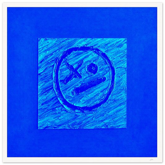 The Smiley X NO 4 SandyLAND art print by Sandra Molin