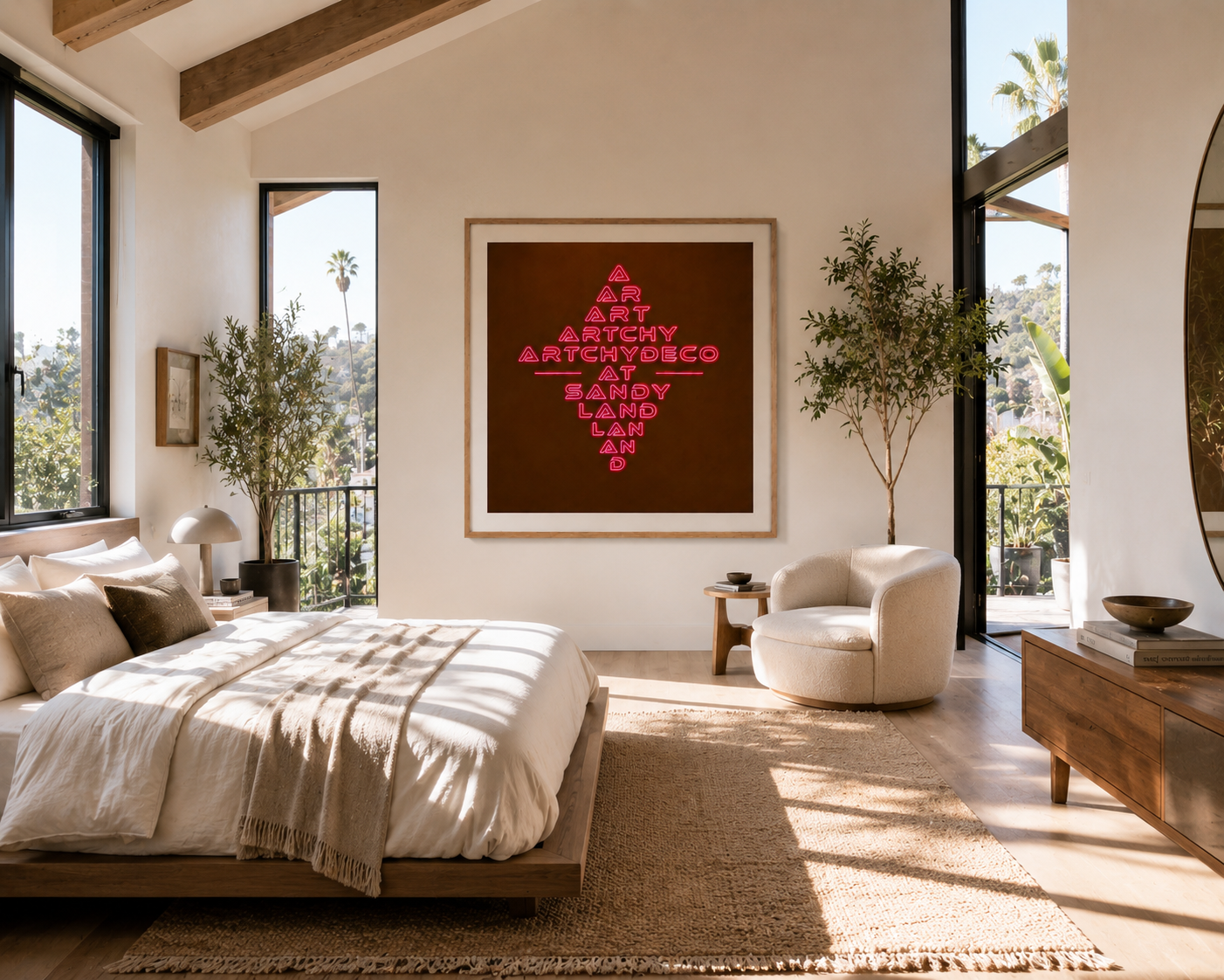 Artchydeco AT SandyLAND SandyLAND art print by Sandra Molin