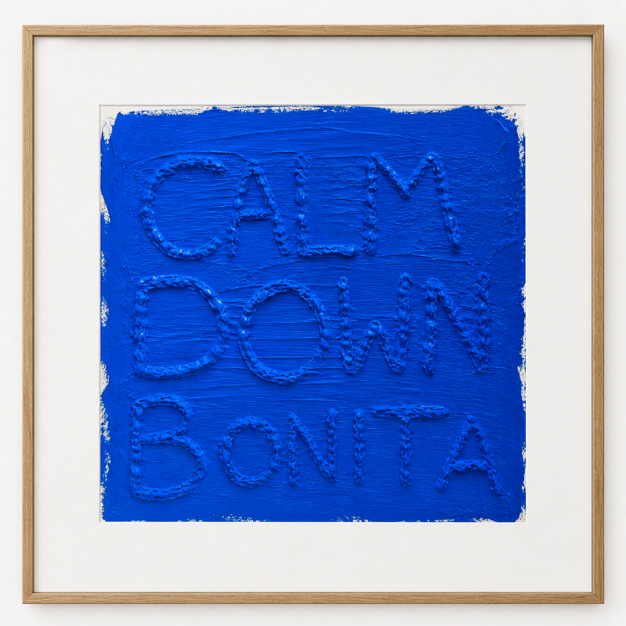 Calm Down Bonita SandyLAND art print by Sandra Molin