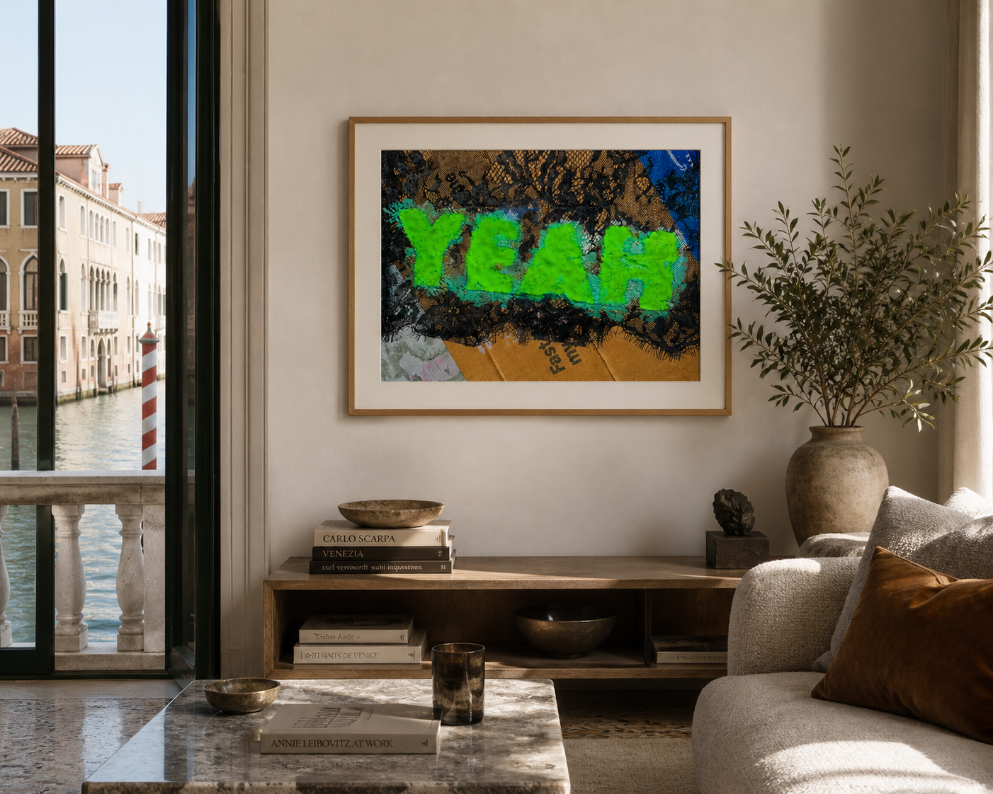 Yeah SandyLAND art print by Sandra Molin
