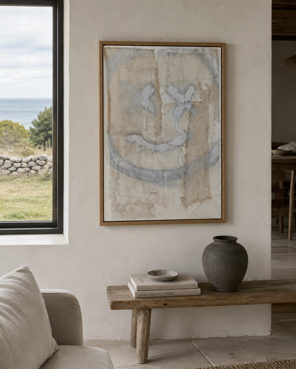 The Smiley X NO 2 SandyLAND art print by Sandra Molin