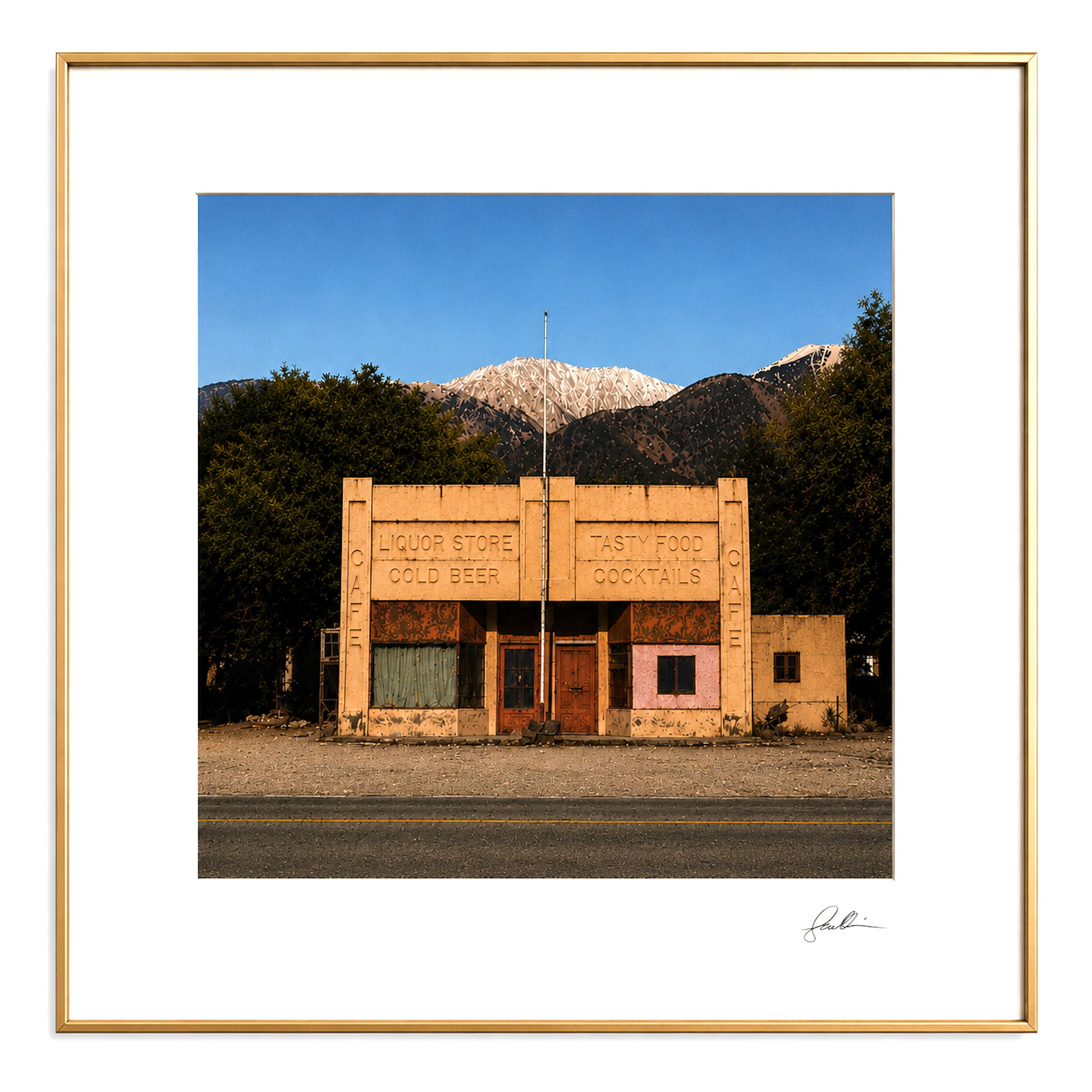 Benton Falling TO Pieces SandyLAND art print by Sandra Molin