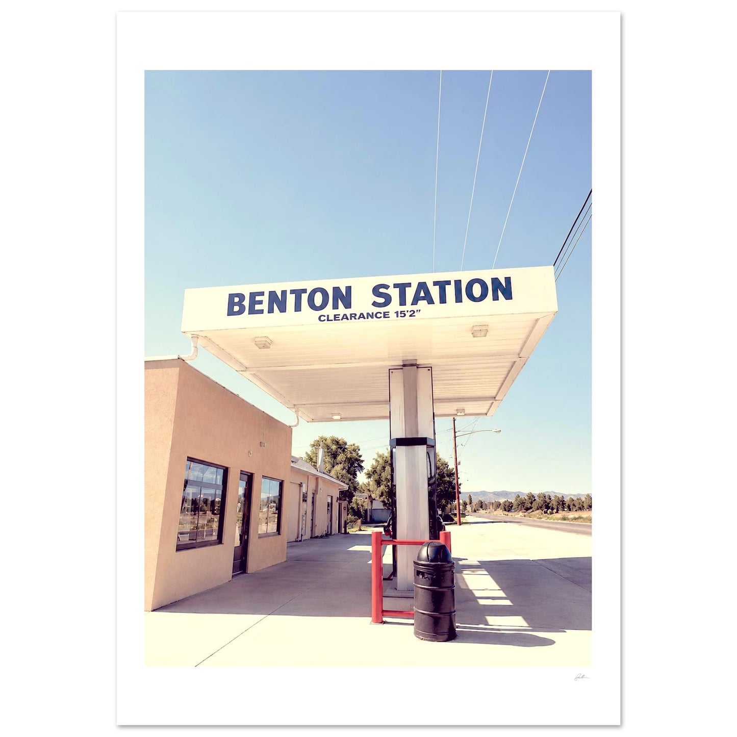 Benton Station SandyLAND art print by Sandra Molin