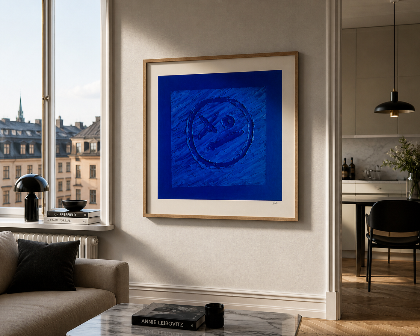 The Smiley X NO 4 SandyLAND art print by Sandra Molin