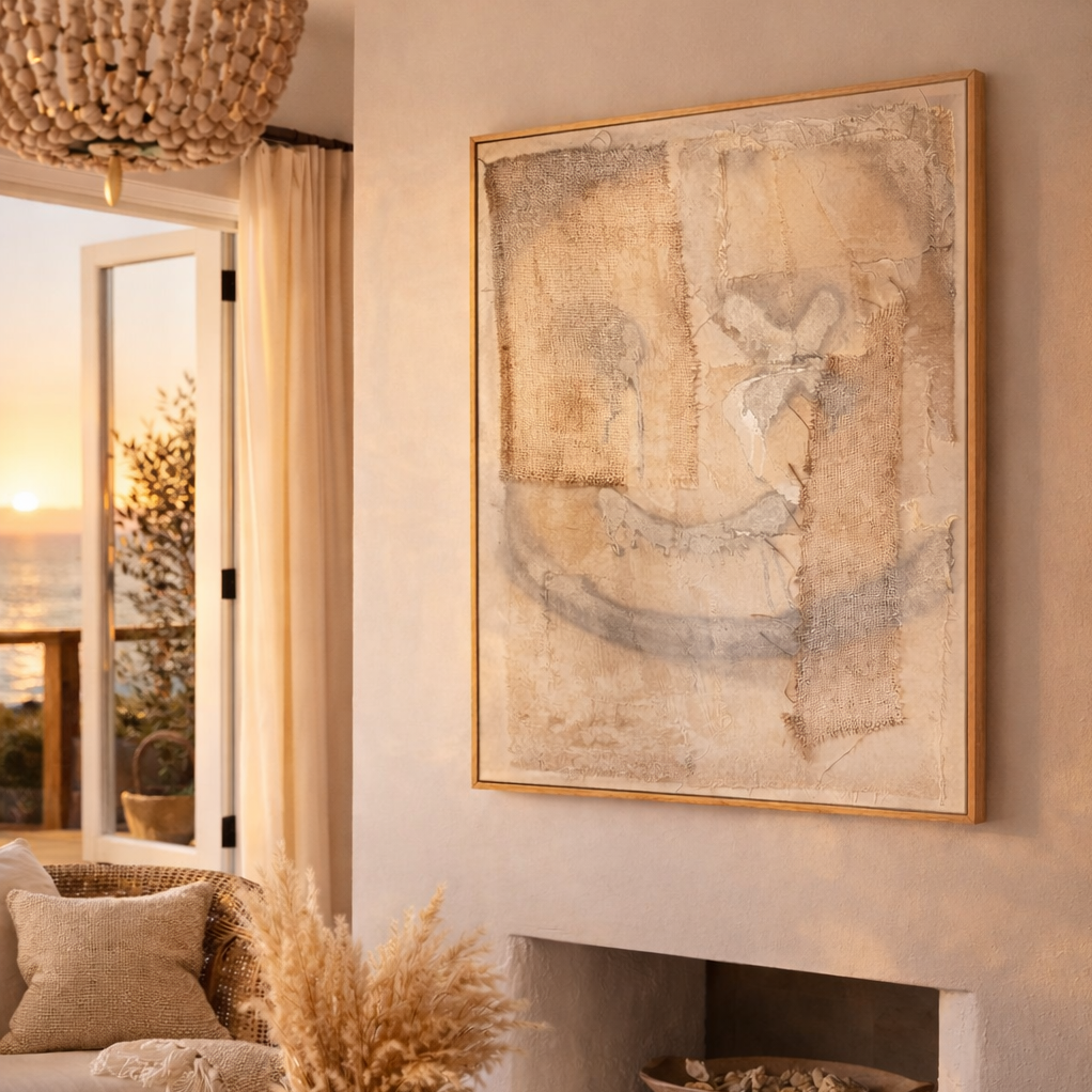 The Smiley X NO 2 SandyLAND art print by Sandra Molin