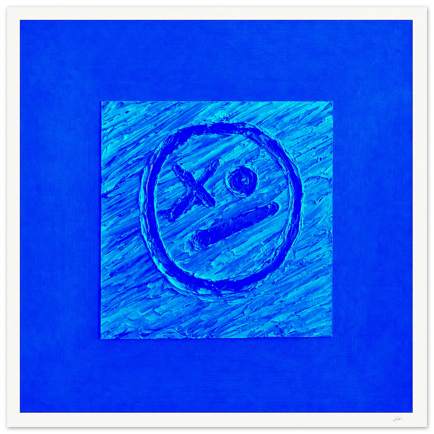 The Smiley X NO 4 SandyLAND art print by Sandra Molin