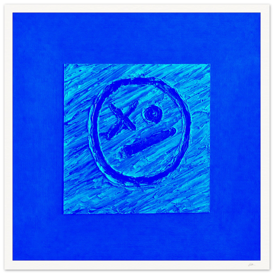 The Smiley X NO 4 SandyLAND art print by Sandra Molin