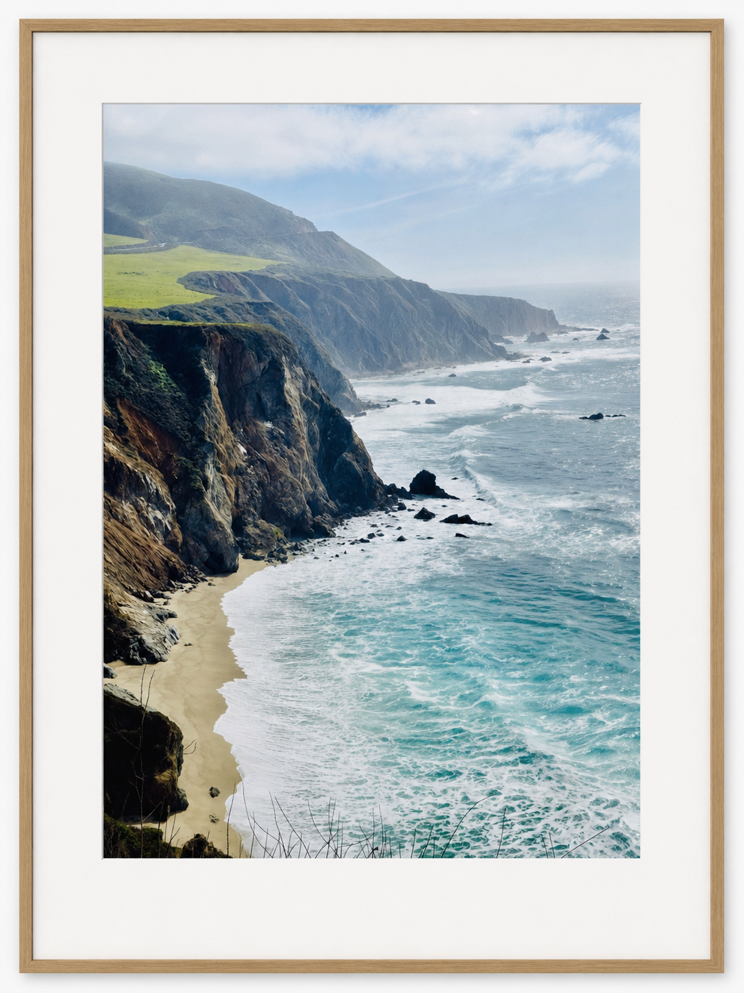 Edge OF Quiet SandyLAND art print by Sandra Molin