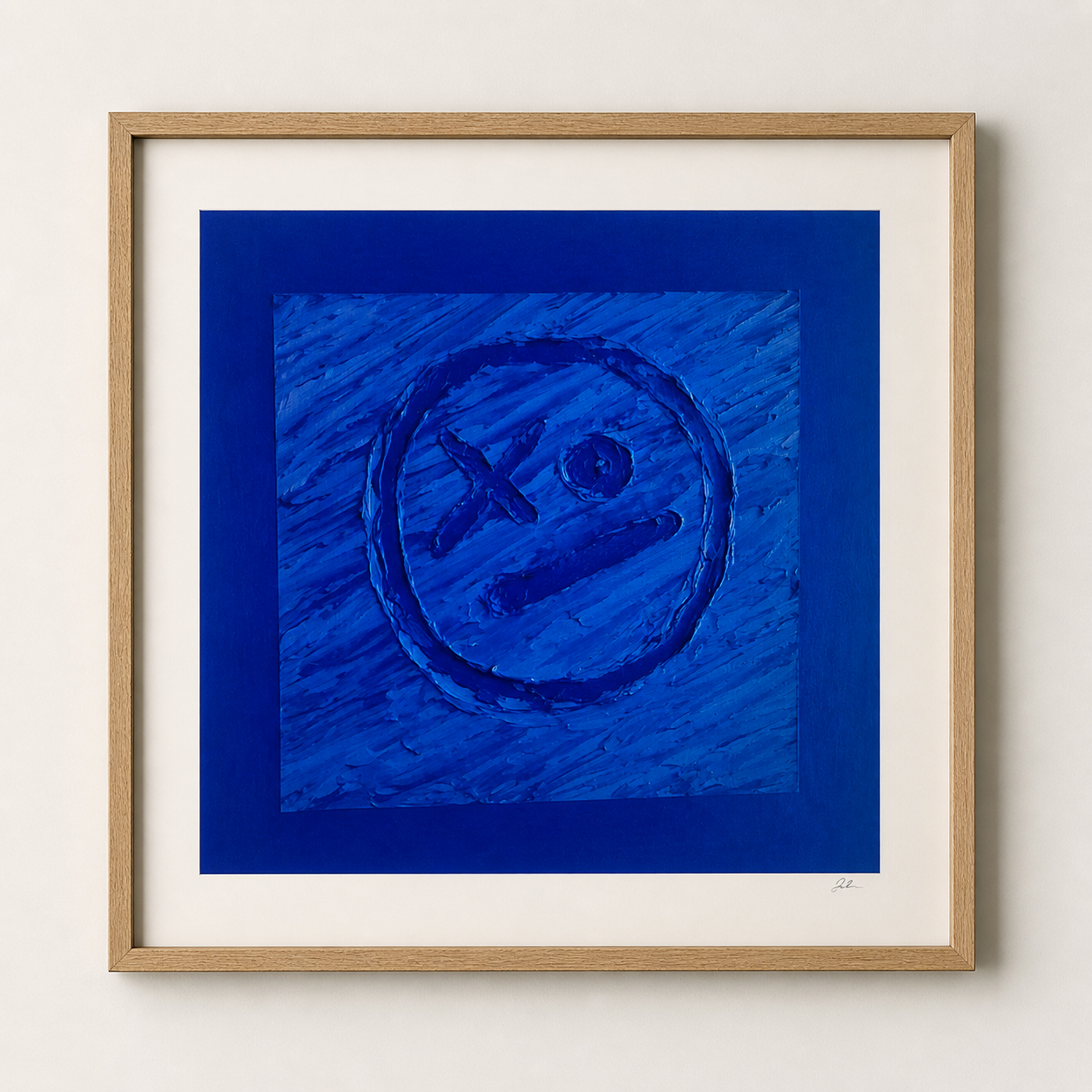 The Smiley X NO 4 SandyLAND art print by Sandra Molin