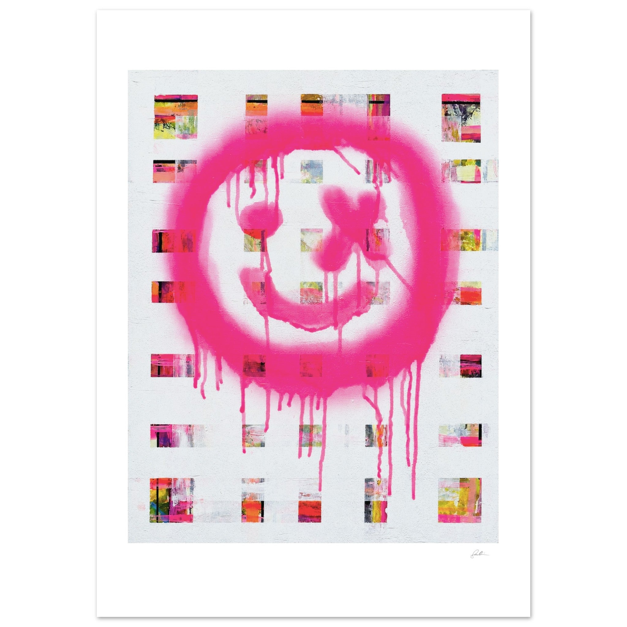 The Smiley X NO 1 Art Print | SandyLAND