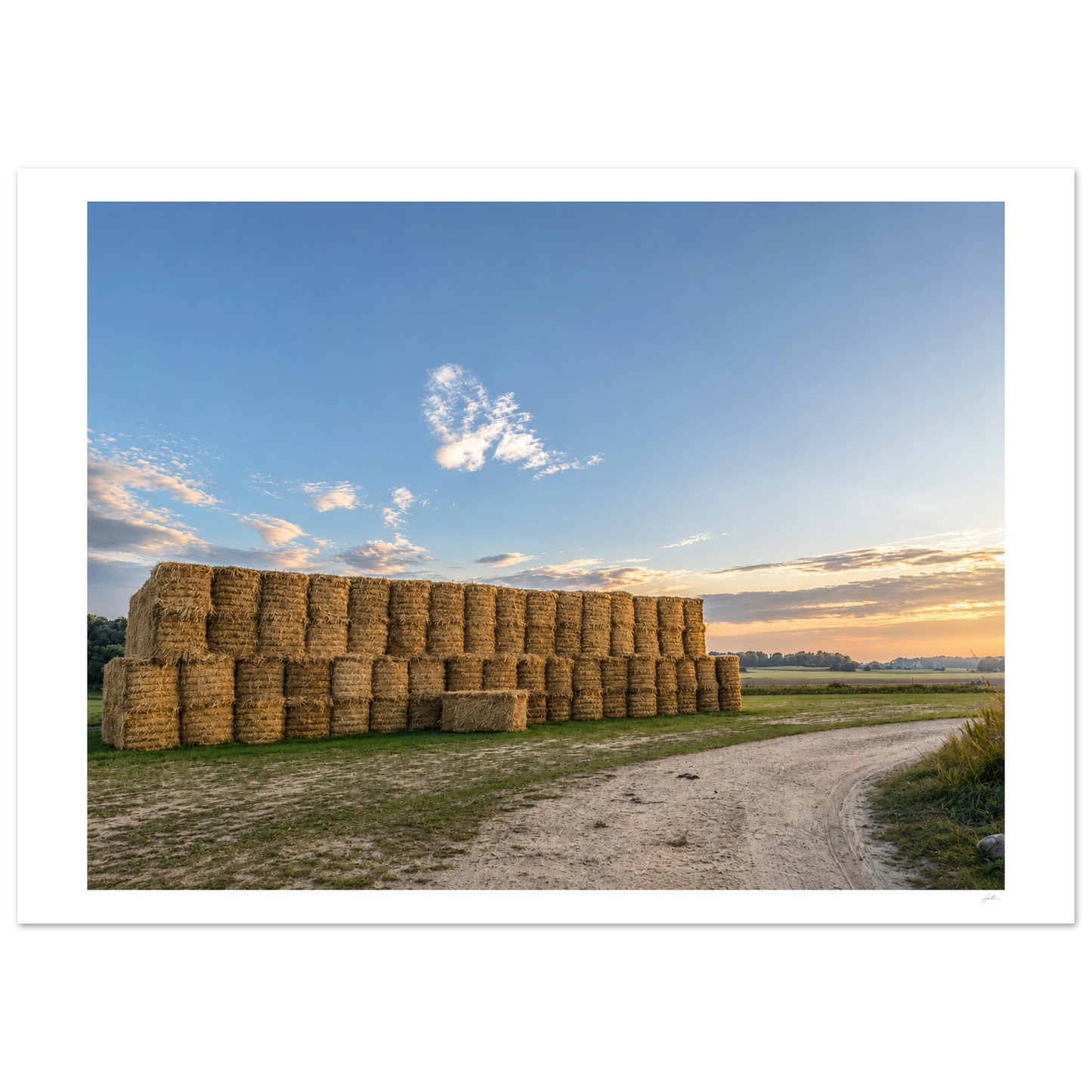 Held Light SandyLAND art print by Sandra Molin