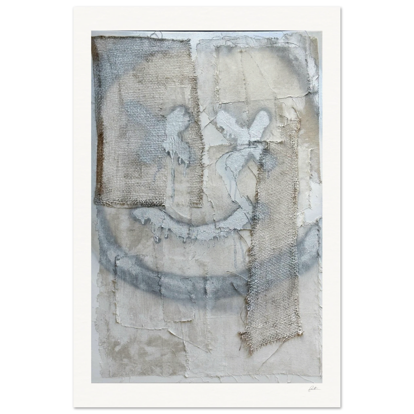 The Smiley X NO 2 SandyLAND art print by Sandra Molin