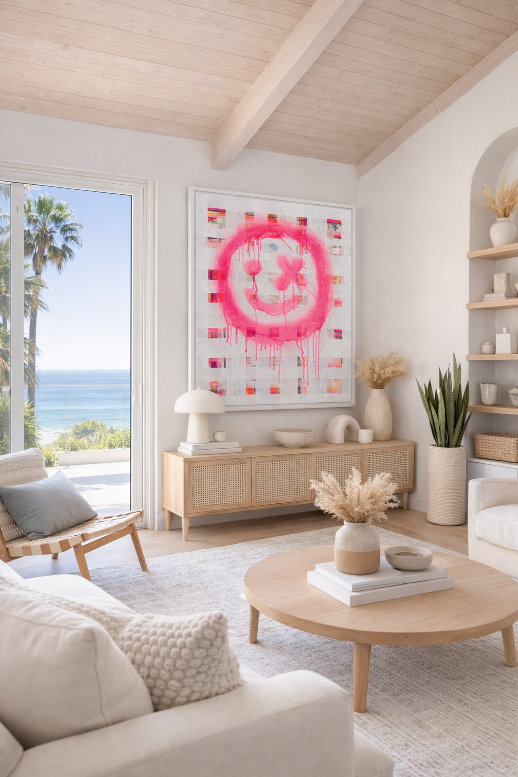 The Smiley X NO 1 SandyLAND art print by Sandra Molin