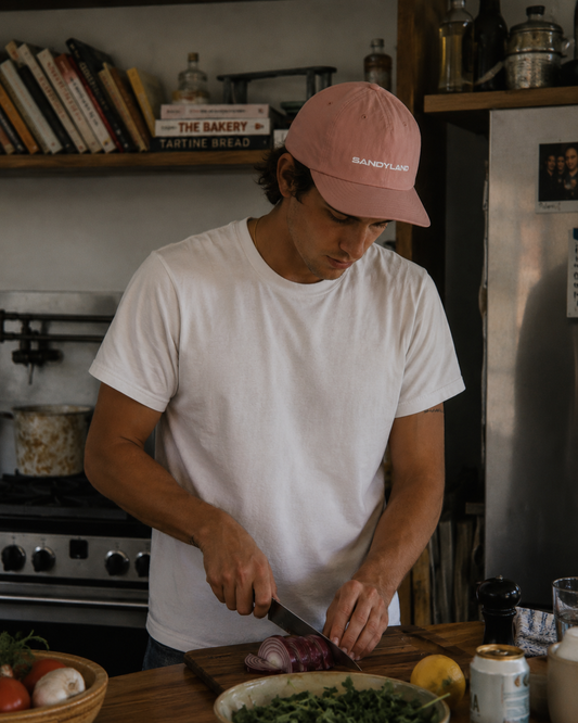 SandyLAND Embroidered Surf Cap SandyLAND cap by Sandra Molin