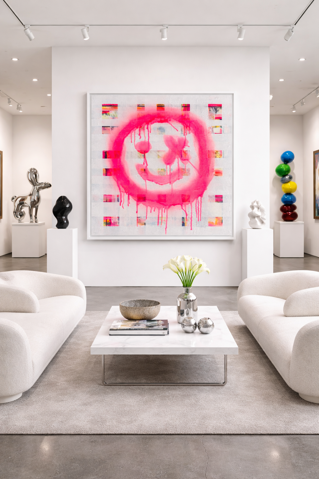 The Smiley X NO 1 SandyLAND art print by Sandra Molin