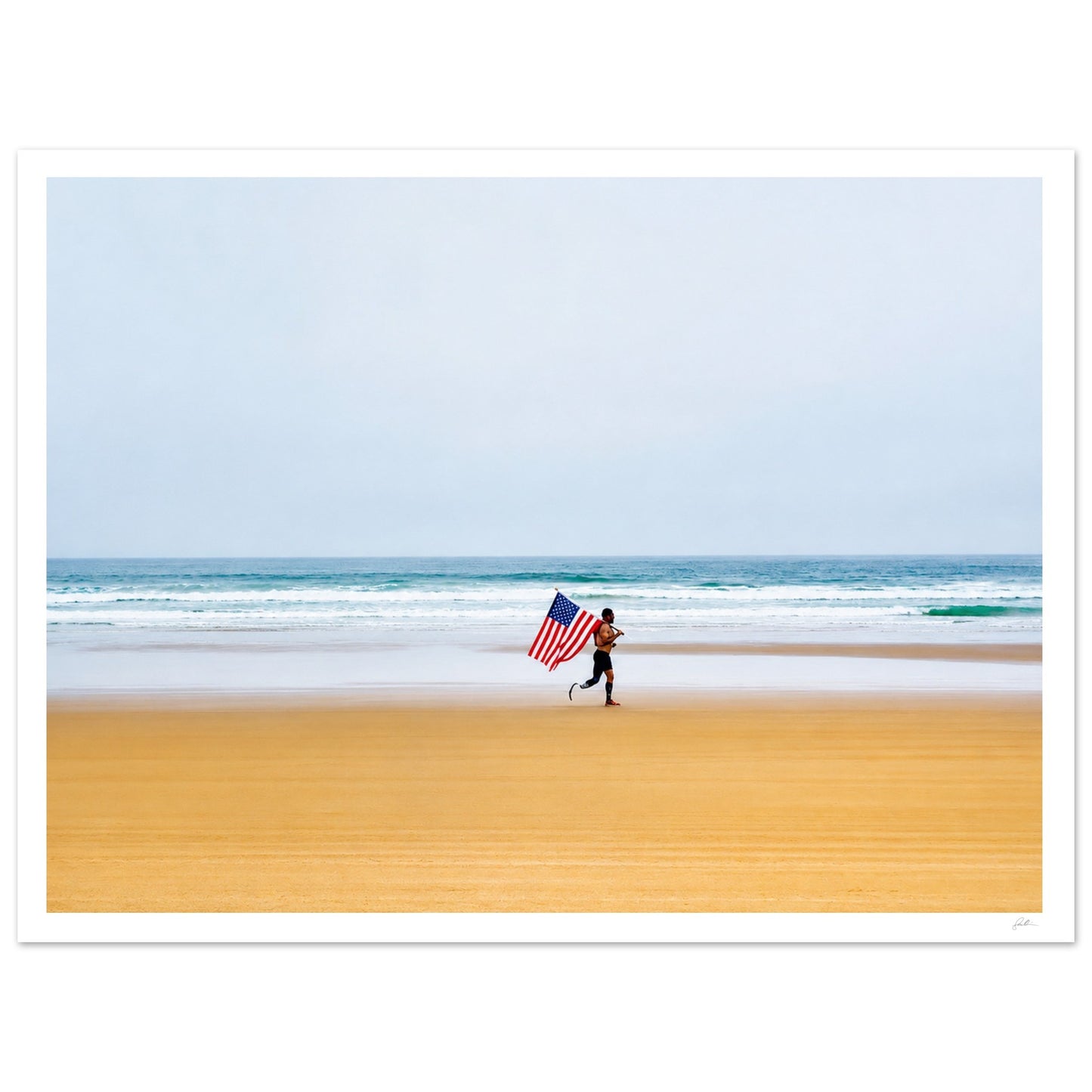 Unfinished Freedom SandyLAND art print by Sandra Molin