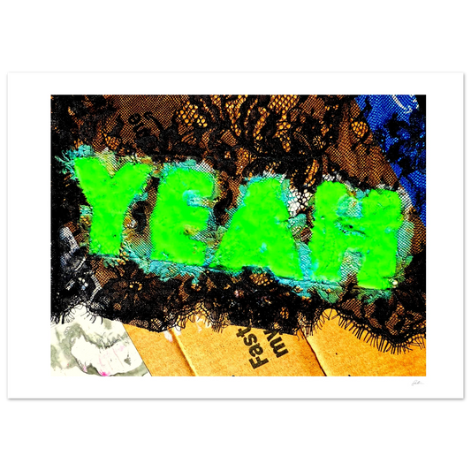 Yeah SandyLAND art print by Sandra Molin