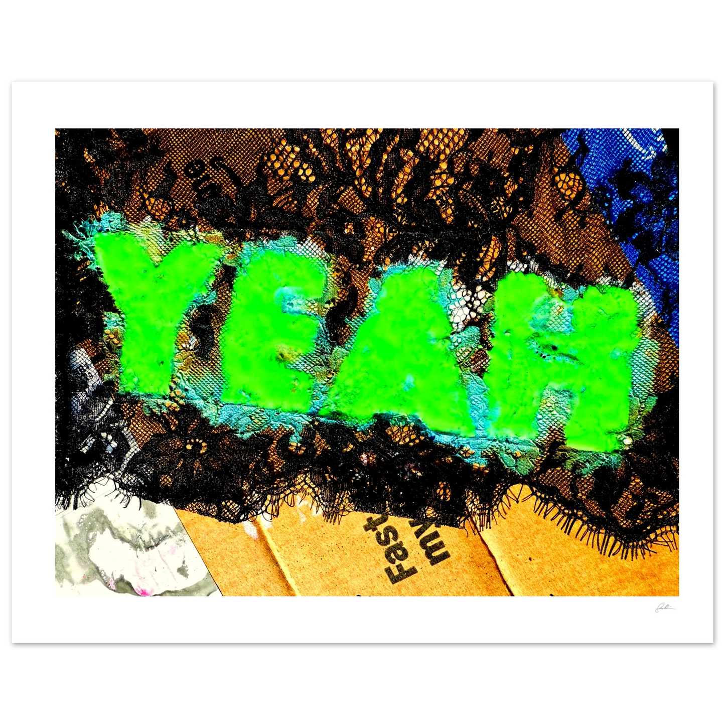 Yeah SandyLAND art print by Sandra Molin
