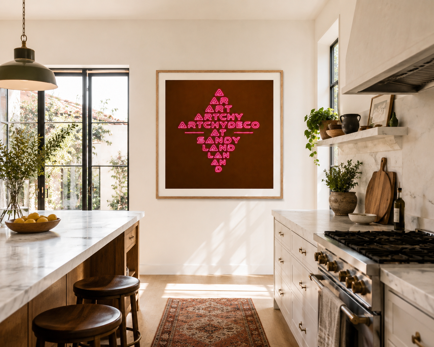 Artchydeco AT SandyLAND SandyLAND art print by Sandra Molin