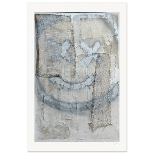 The Smiley X NO 2 SandyLAND art print by Sandra Molin