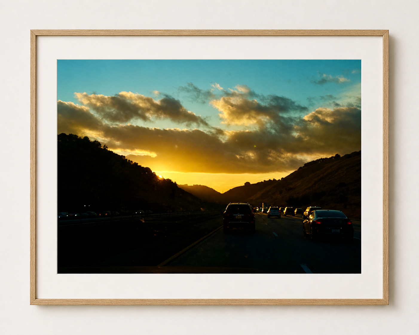 Golden Hour SandyLAND art print by Sandra Molin