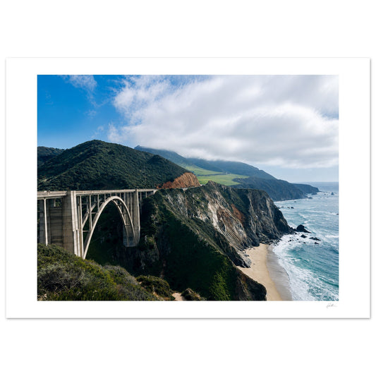 The Most Photographed Bridge IN California SandyLAND art print by Sandra Molin