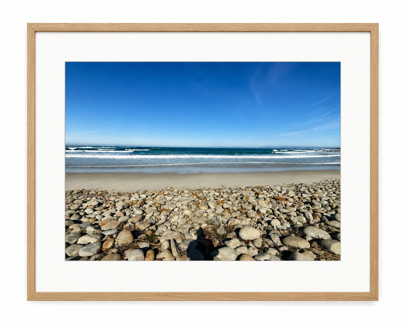 Stone Beach SandyLAND art print by Sandra Molin