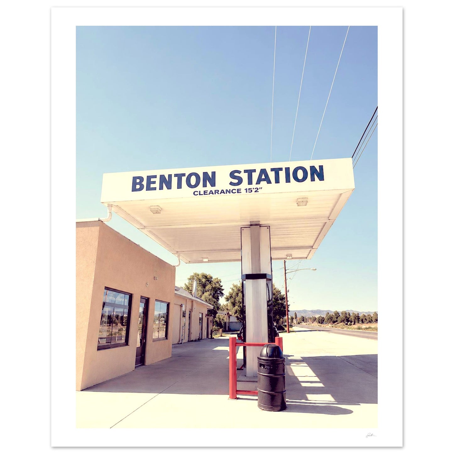Benton Station SandyLAND art print by Sandra Molin
