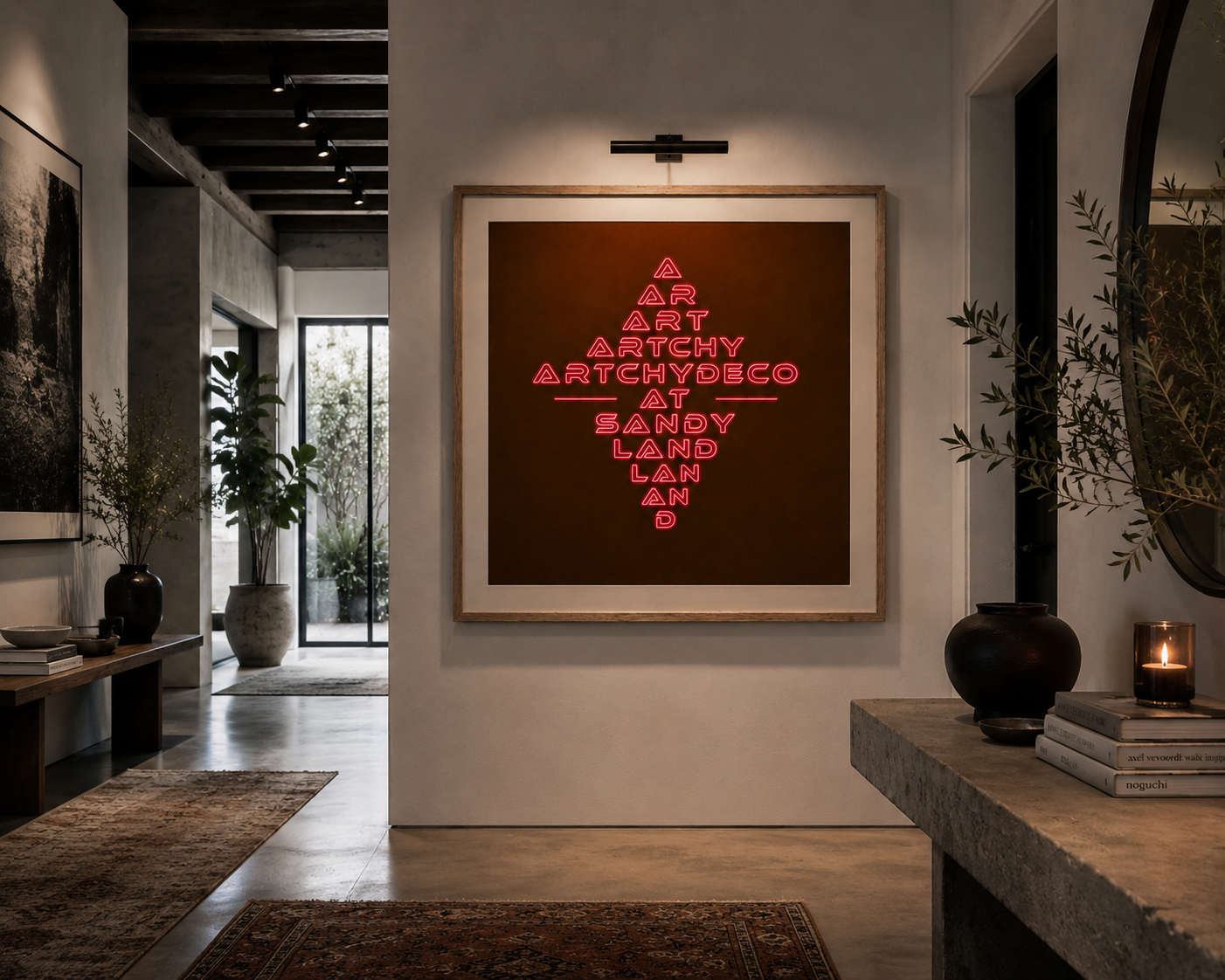 Artchydeco AT SandyLAND SandyLAND art print by Sandra Molin